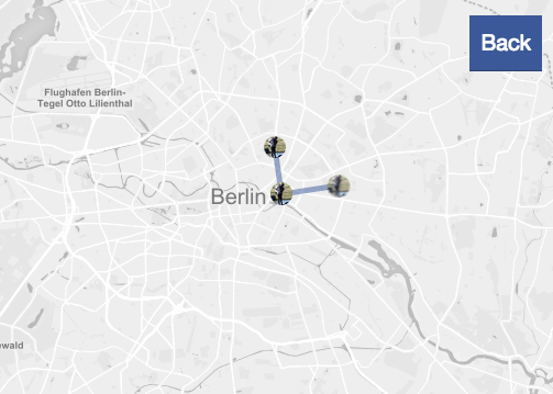 Mit der Chrome-Erweiterung Marauder's Map lassen sich Bewegungsprofile von Facebook-Nutzern erstellen. (Screenshot: Golem.de)
